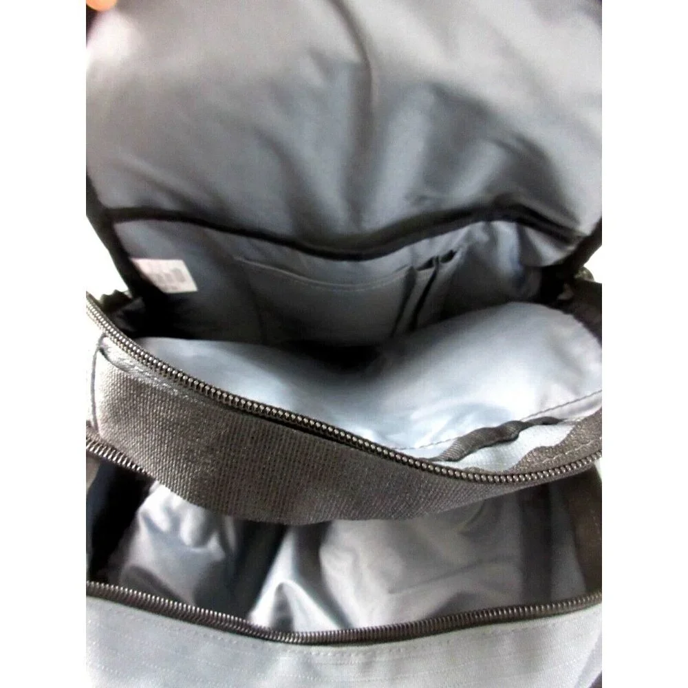 Nike Brasilia Unisex Training Backpack Travel Bag Flint Grey Black White NWT